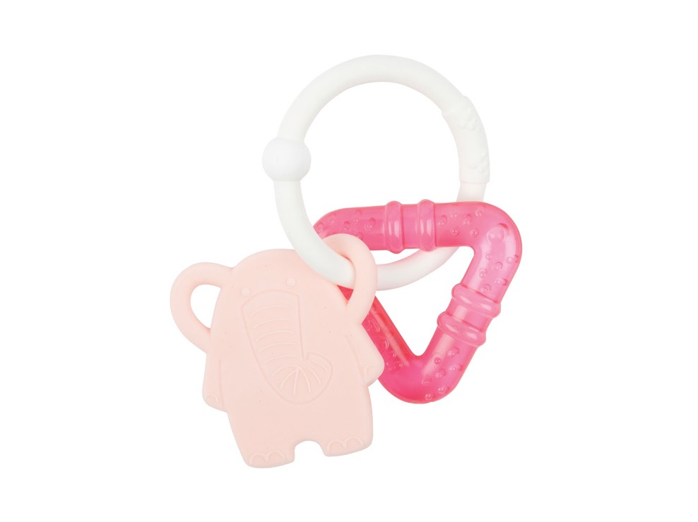 Anneau de dentition réfrigérant rose Nattou 1