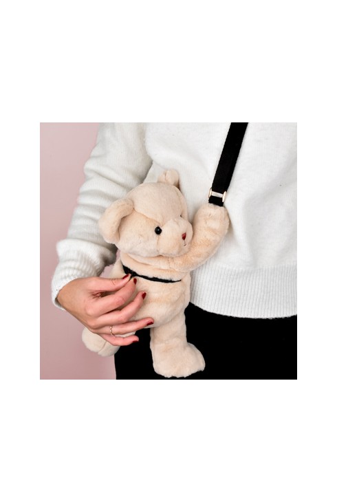 Sac nounours ivoire