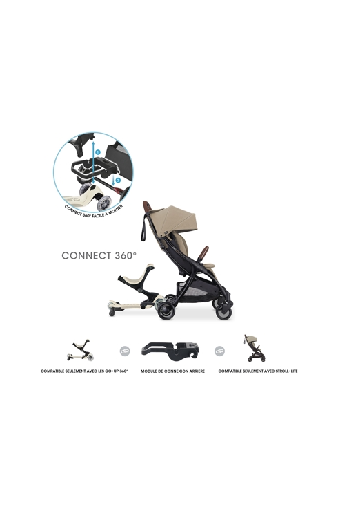 Connecteur pour poussette Globber et trotinette GO UP 360