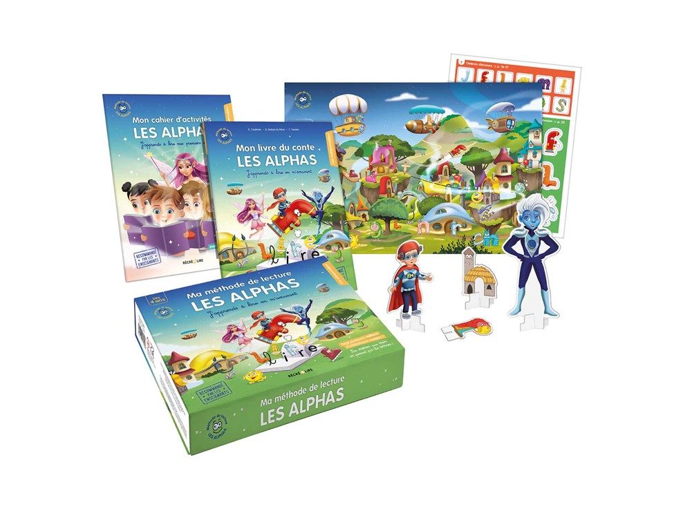 Coffret Ma méthode de lecture Les Alphas 1