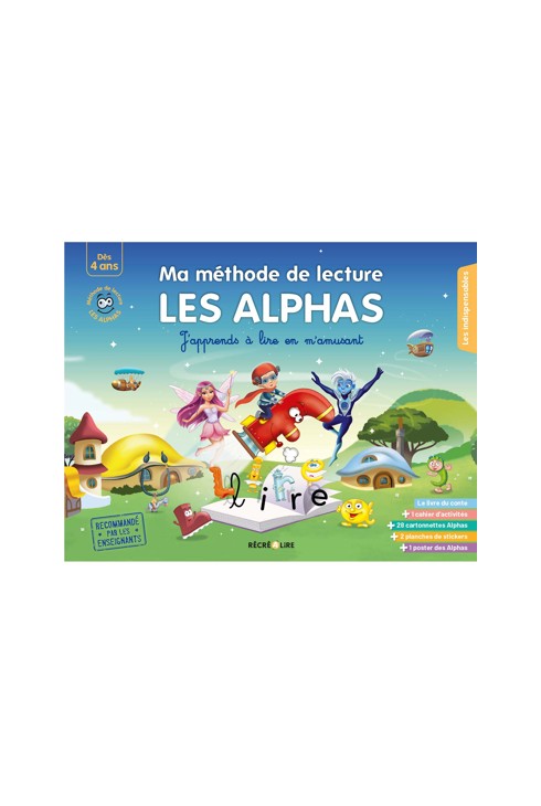 Coffret Ma méthode de lecture Les Alphas