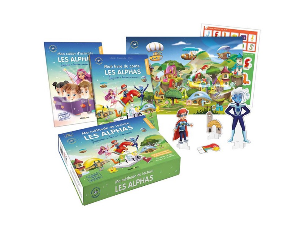 Coffret Ma méthode de lecture Les Alphas 1