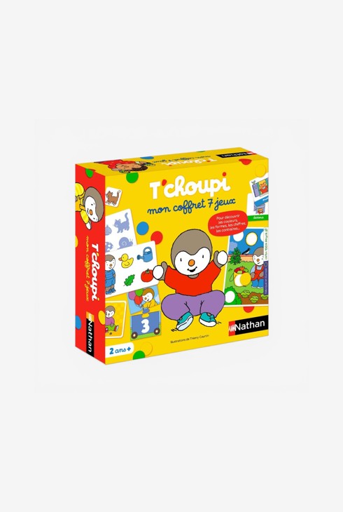 Coffret 7 jeux T'choupi, Nathan 1