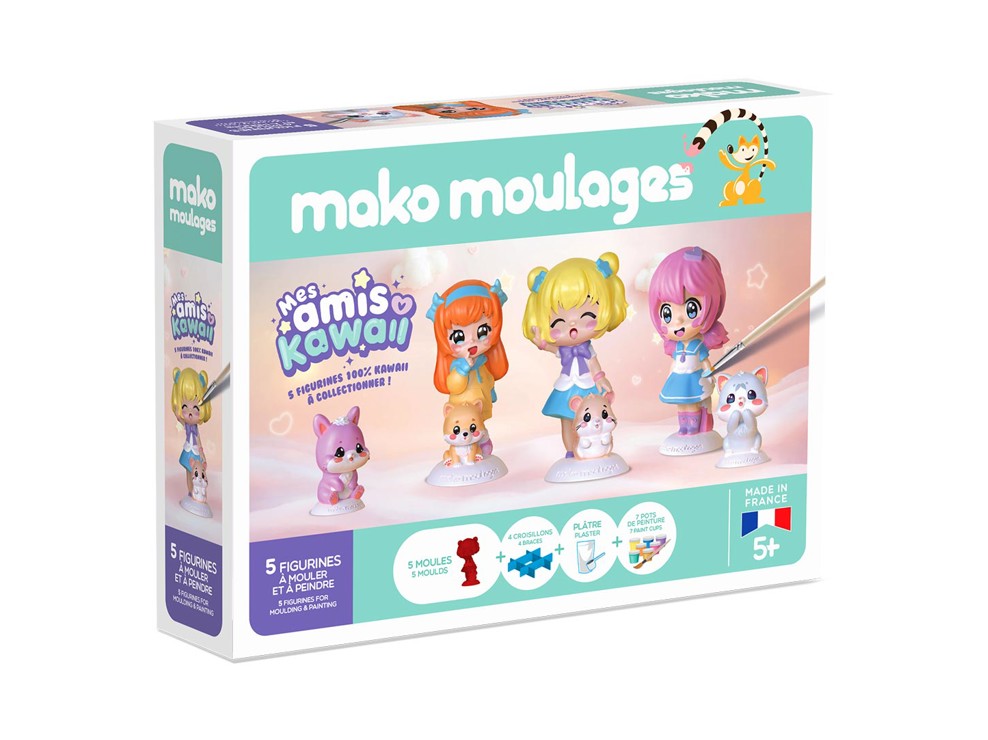 Coffret MAKO moulage Mes amis kawaï 1