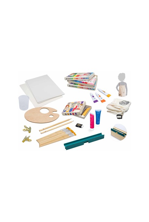 Professional studio artiste peinture acrylique, Buki