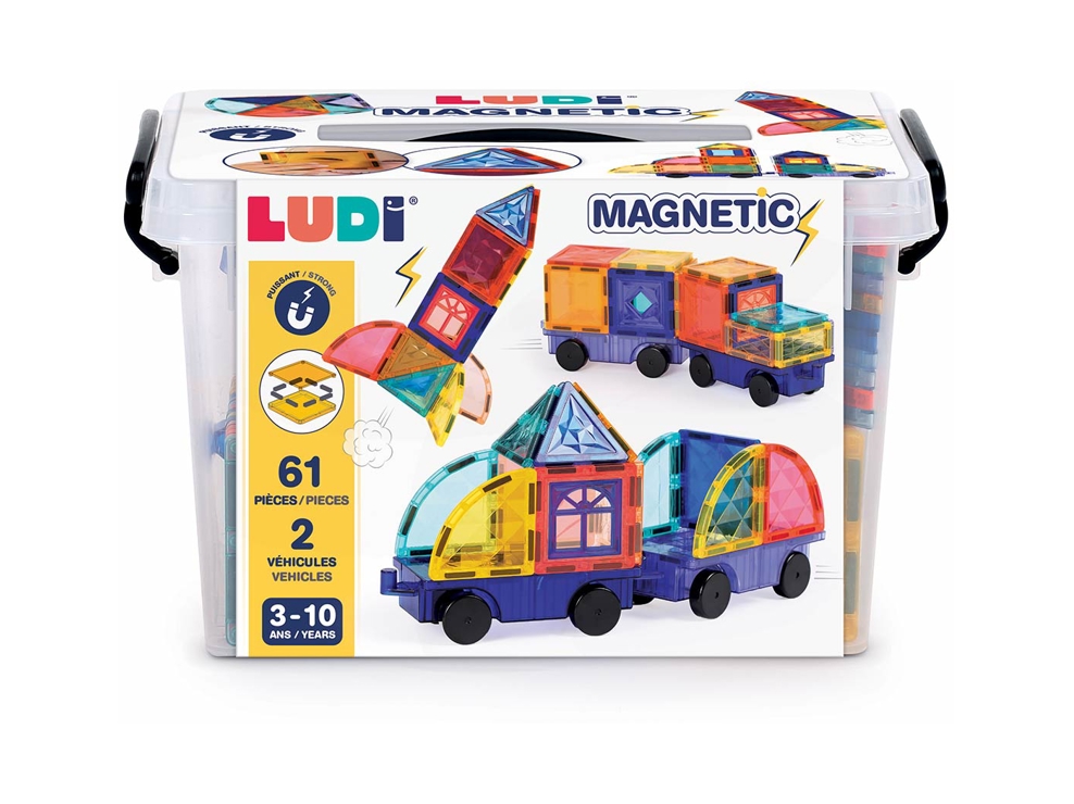 Jeu de construction magnétique véhicules, Ludi 1