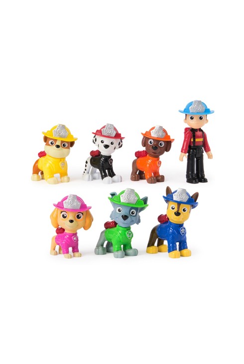 Multipack de 7 figurines Fire Rescue La Pat' Patrouille, Spin Master 1
