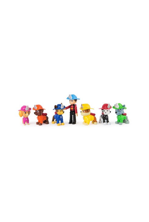 Multipack de 7 figurines Fire Rescue La Pat' Patrouille, Spin Master