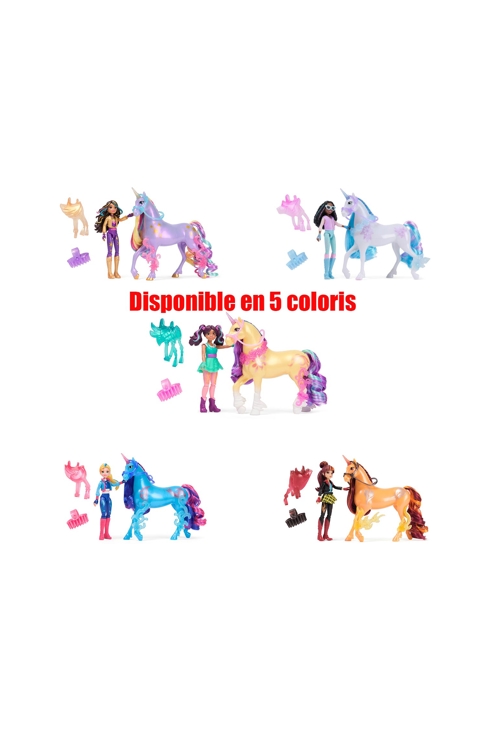 Coffret licorne et poupée Unicorn Academy (assortiment) Spin Master 1