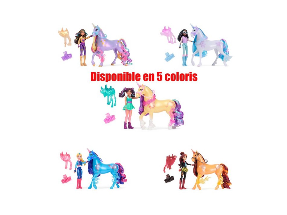 Coffret 1 licorne et 1 poupée Ecole des licornes (assortiment) Spin Master 1