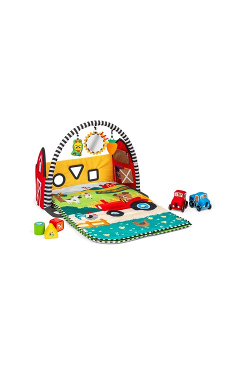 Tapis d'éveil évolutif 4 en 1 Busy Barnyard 1