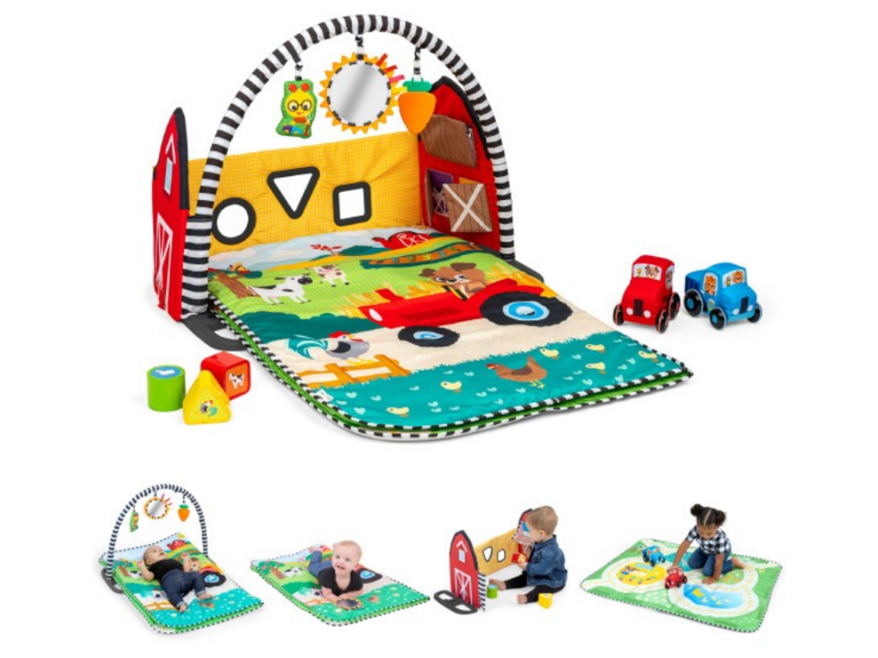 Tapis d'éveil évolutif 4 en 1 Busy Barnyard 2