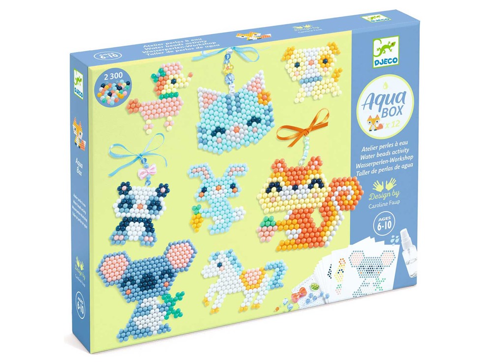 Coffret perles à eau animaux, Djeco 1