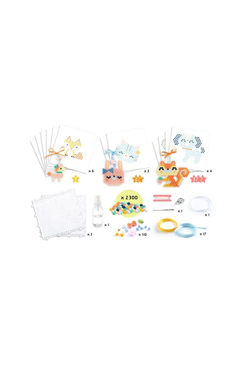 Coffret perles à eau animaux, Djeco