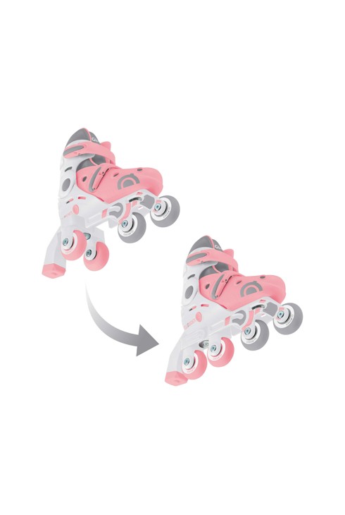 Rollers evolutifs 2 en 1 taille 30/33 rose, Globber