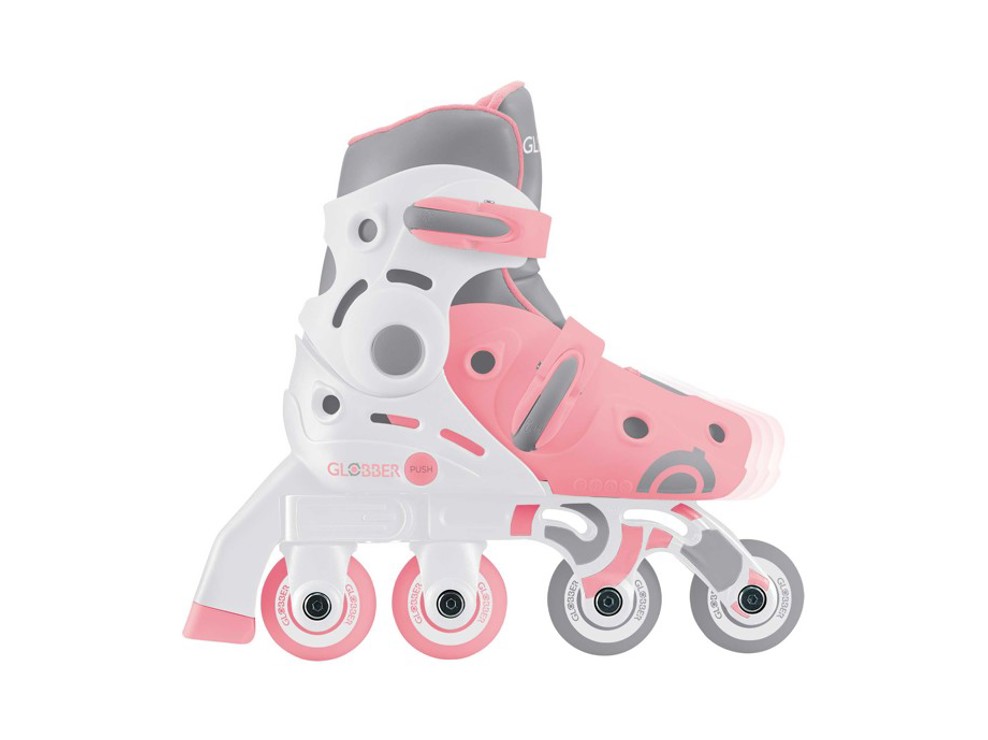 Rollers evolutifs 2 en 1 taille 30/33 rose, Globber 1