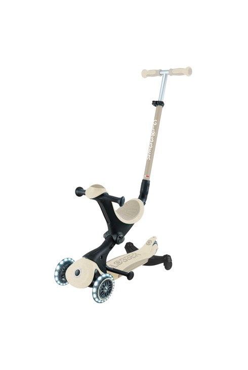 Trottinette évolutive go up deluxe lights ecologic 360 coconut, Globber 1