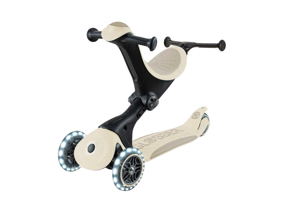 Trottinette évolutive go up deluxe lights ecologic 360 coconut, Globber 2