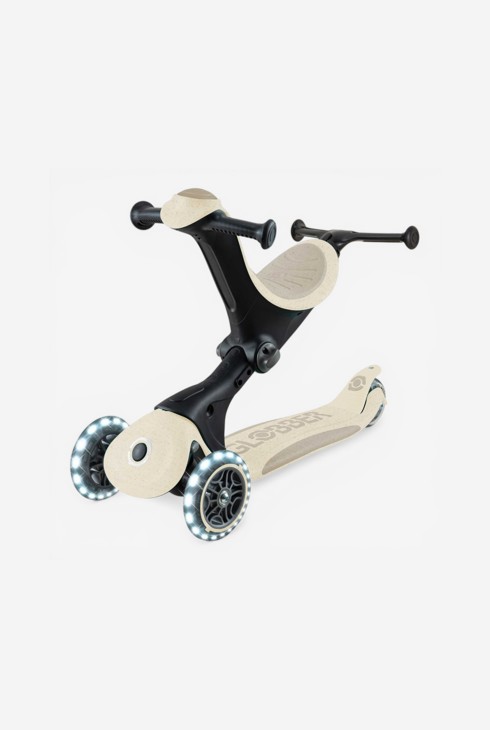 Trottinette évolutive go up deluxe lights ecologic 360 coconut, Globber 2