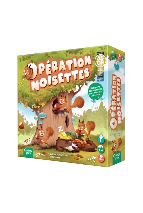 Jeu de société - Opération noisettes, Auzou