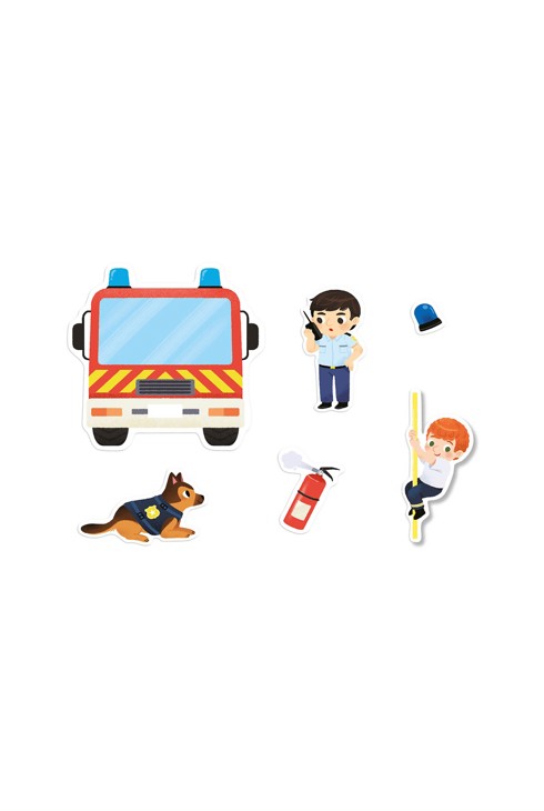 Mes 500 autocollants Police et Pompiers 2