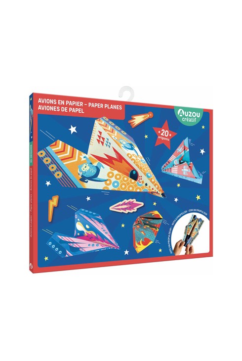 Pochette avions en papier 1