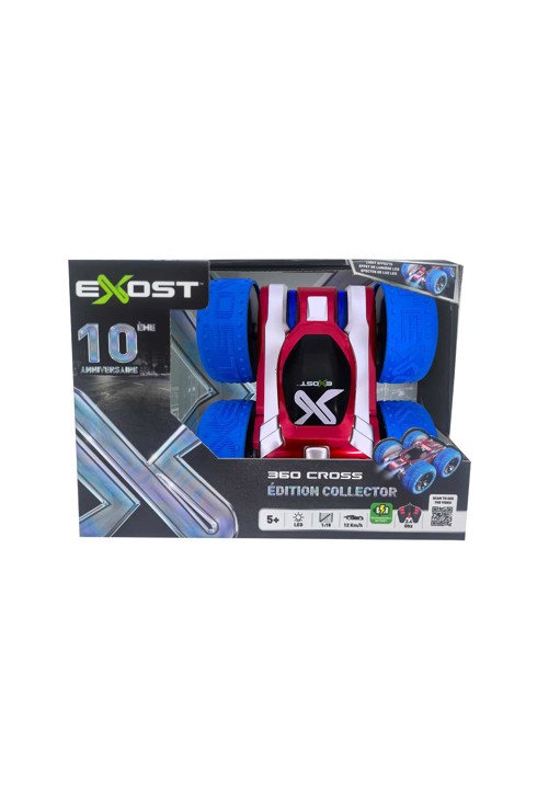 Voiture radiocommandée 360 Cross Flash bleu anniversaire Exost