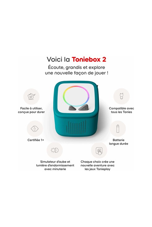 Mon premier coffret Toniebox 2 vert océan
