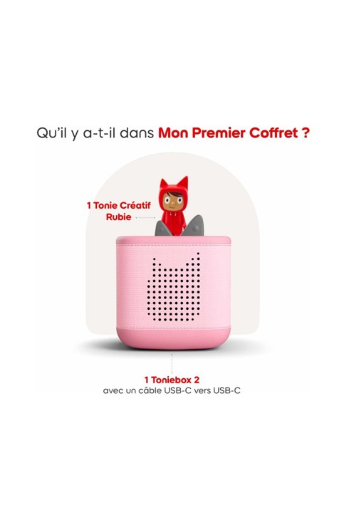 Mon premier coffret Toniebox 2 rose fleur 2