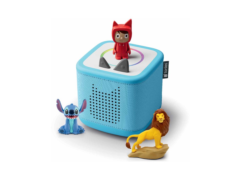 Mon premier coffret Toniebox 2 bleu ciel, Disney (Stitch + Le Roi Lion) 1