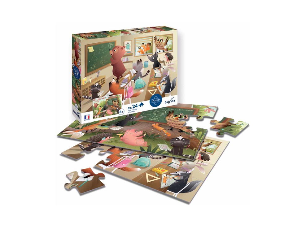Puzzle 24P Vive l'école 1