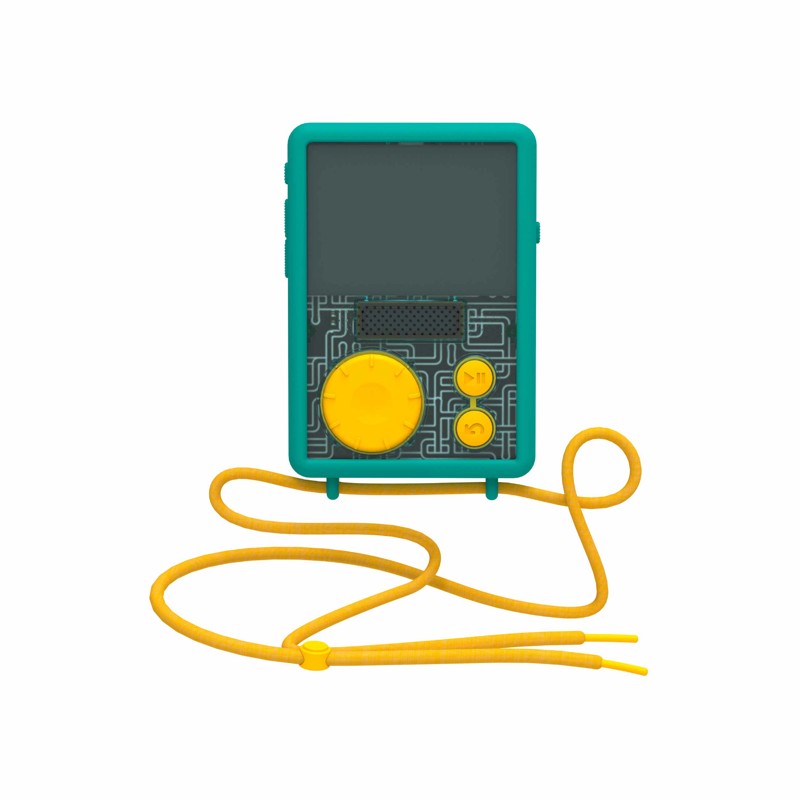 Lunii - FLAM, baladeur interactif avec sa coque de protection verte - De 7 ans à 12 ans