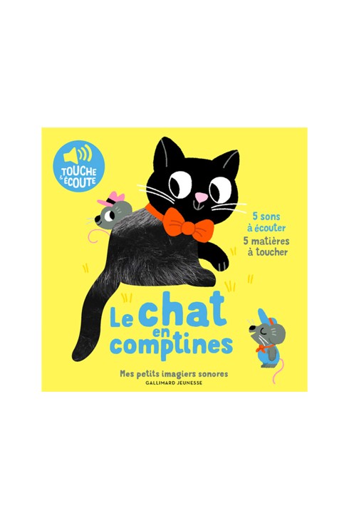 Livre imagier sonore, Le chat en comptines 1