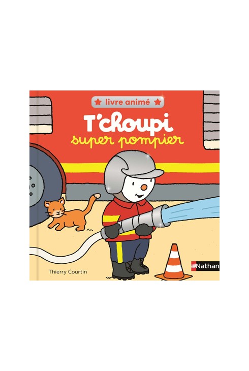 Livre animé Pop Up T'choupi Super Pompier 1