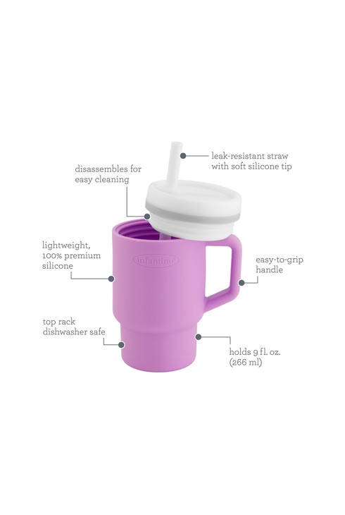 Ma première tasse en silicone lavande