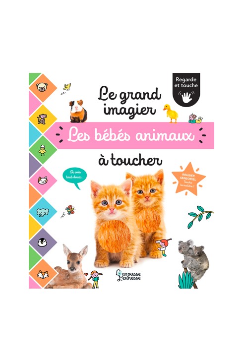 Livre Le grand imagier des bébés animaux à toucher 1