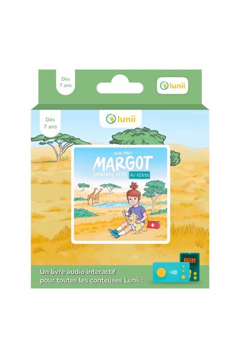 Livre audio intéractif Ma Fabrique à histoires, Margot au Kenya 1