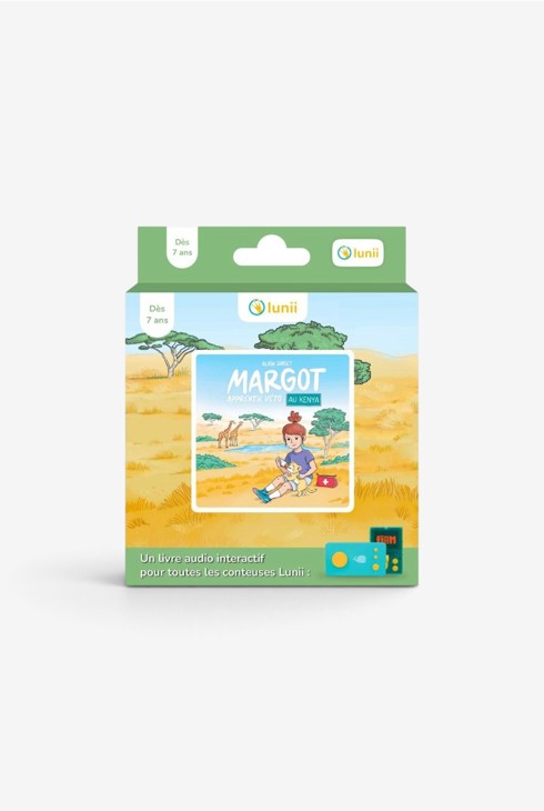 Livre audio intéractif Ma Fabrique à histoires, Margot au Kenya 1