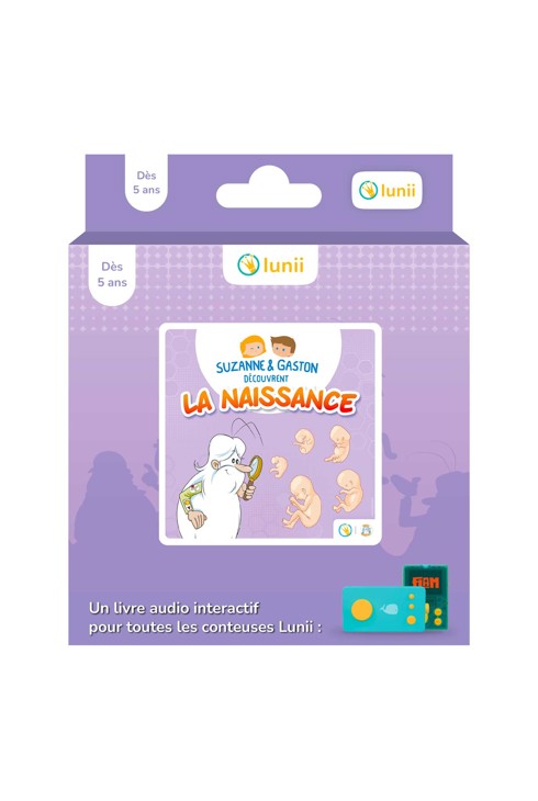 Livre Audio intéractif pour ma Fabrique à histoires, Suzanne et Gaston découvrent la naissance 1