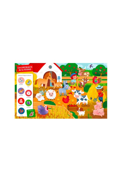 Livre Cherche et trouve des tout-petits, Chez les animaux