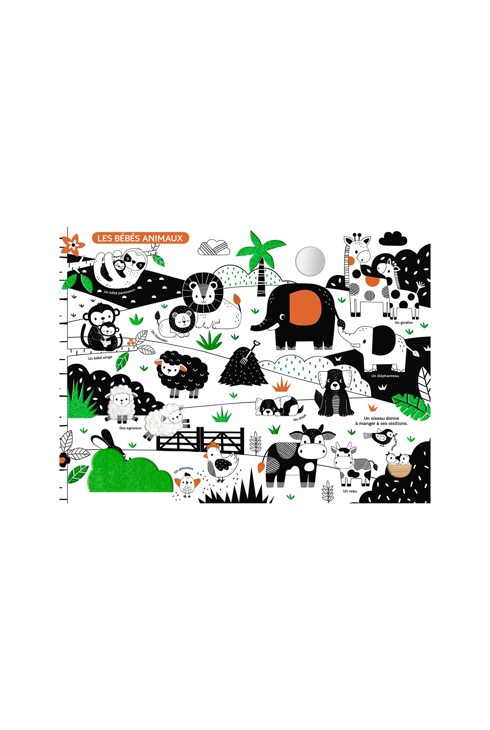 Mon très grand Livre d’éveil à toucher en Noir et blanc