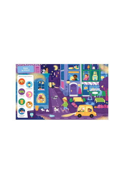 Livre Mes 20 cherche et trouve des tout petits, qui brille dans le noir !