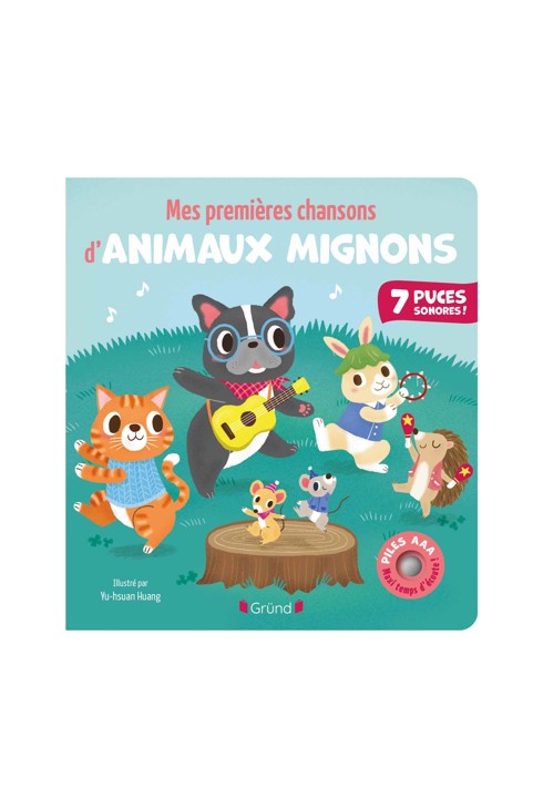 Mon premier livre sonore Animaux mignons 1
