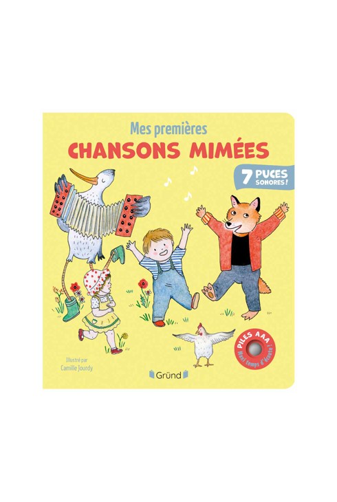 Livre sonore Mes premières chansons mimées 1