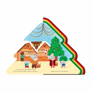Livre Le Noel enchanté de la famille souris feutrine