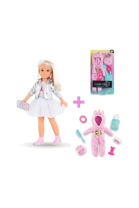 Lot Coffret Valentine Corolle Girls fashion week Paris + Habillage licorne offert 1