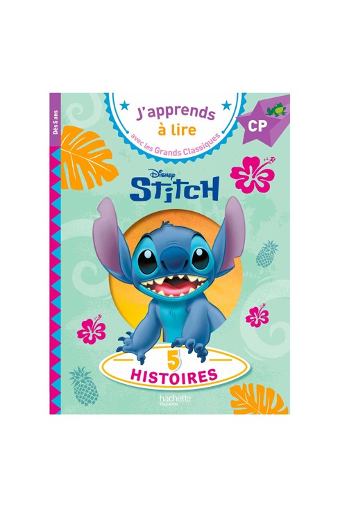 Livre J'apprends à lire avec Stitch, 5 histoires CP 1
