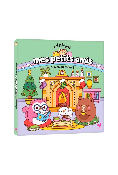 Livre Coloriages Mes petits amis si bien au chaud ! 1