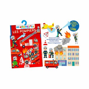 Pochette Les gommettes pompiers