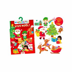 Pochette 80 gommettes Vive Noël